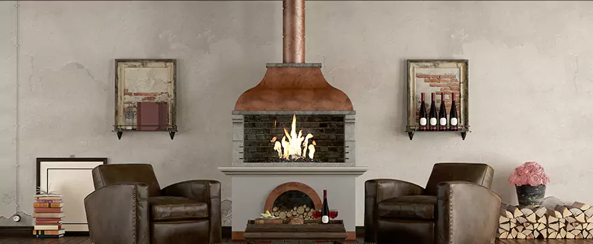 Thelin Hearth Products Providence Pellet Insert Fireplace Installation in Terrell, TX