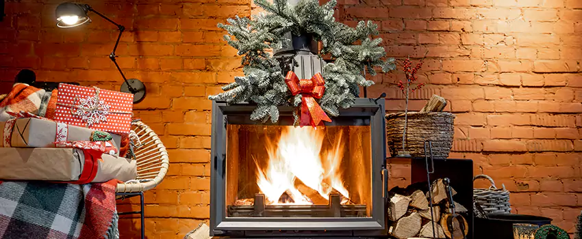 Travis Industries Linear Gas Fireplace Installation in Terrell, Texas