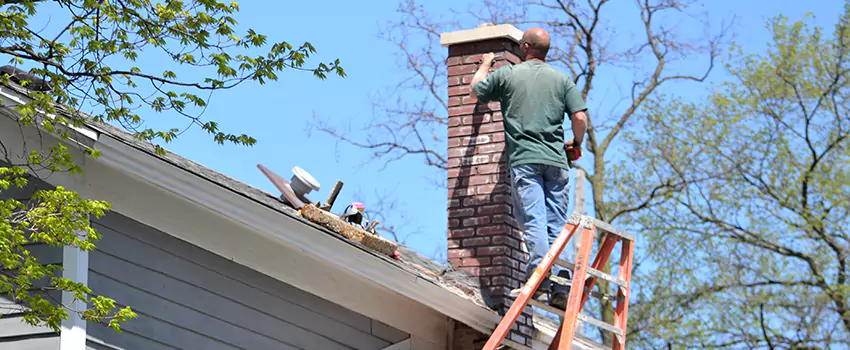 Vinyl and PVC Chimney Flashing Installation in Terrell, TX