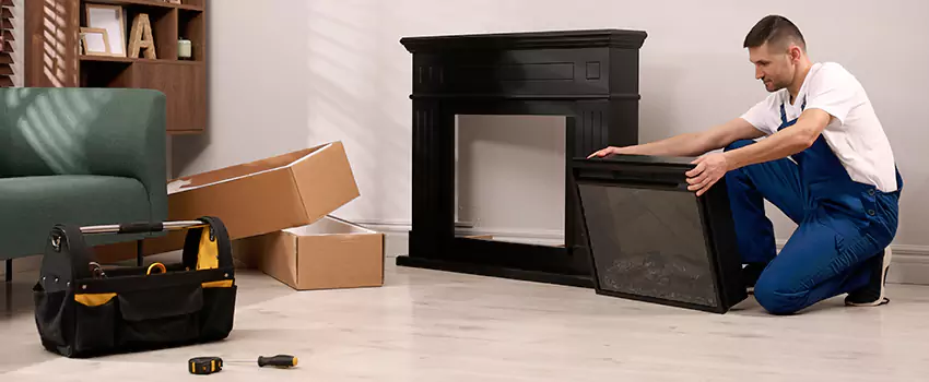 Old Rusted Metal Fireplace Repair And Replacement in Terrell, TX