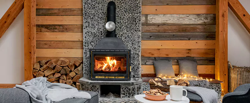Thelin Hearth Products Direct Vent Gas Stove Fireplace Inspection in Terrell, Texas